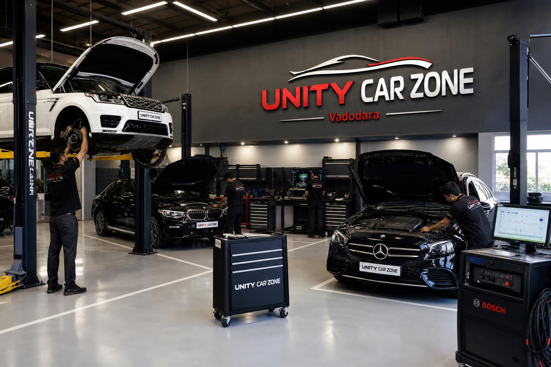Unity Car Zone premium workshop